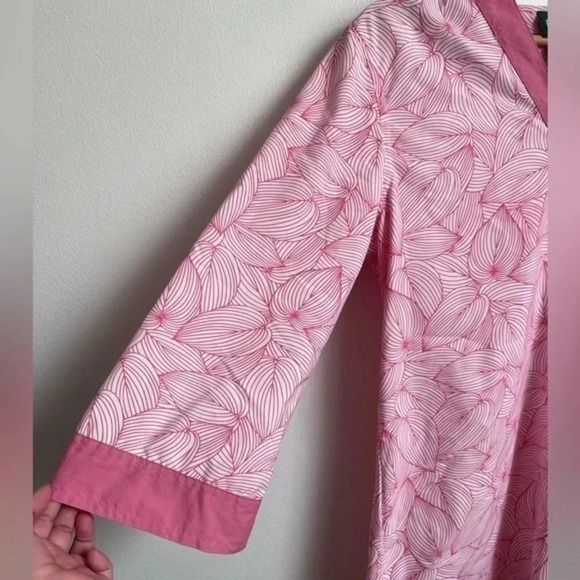 L.L. Bean Hooded Tunic Pink‎ Top - Picture 3 of 7